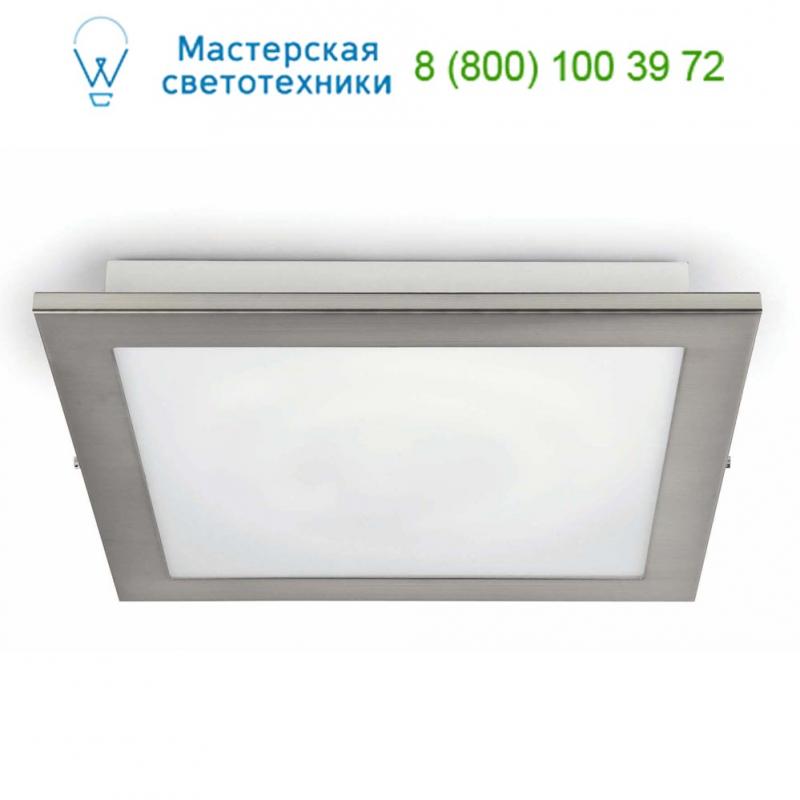 AZOR-1 Square Nickel matt ceiling lamp 03005 Faro, потолочный светильник