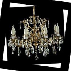Cast Brass Aldit HUBERT 8 MA (LL 09/09/021), Люстра