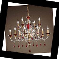 Euroluce Lampadari RUBINO ALICANTE Rubino Alicante L8+4, Люстра Euroluce Rubino Alicante L8+4