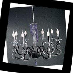 Euroluce Lampadari Venice superlux  Venice superlux L8 black , Люстра Euroluce Venice superlux L8 black 
