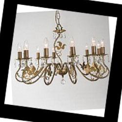 520 520L12 GD Dark BR./BR DOGE LUCE Venice, Люстра