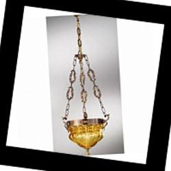 571 571/3S/AM French Gold Amber Cristall Nervilamp, Люстра