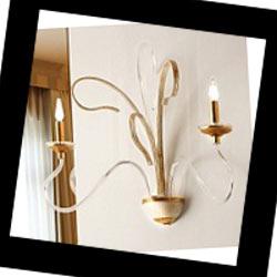 Masca 1878/A2 Bianco oro Deco, Бра