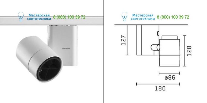 <strong>FLOS</strong> Architectural 09.1071.02 gray, светильник > Ceiling lights > Track lighting