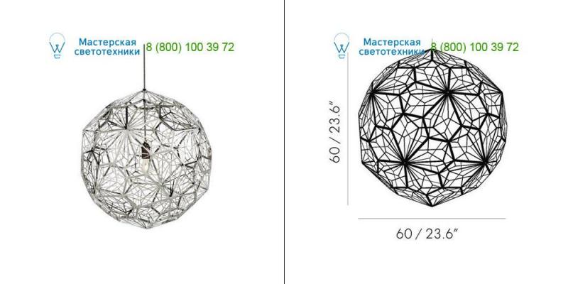 Tom Dixon stainless steel ETW01S, подвесной светильник