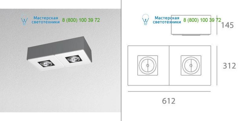 Artemide Architectural gray M115950, накладной светильник