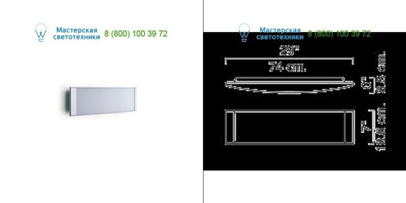 White Luceplan 1D22002EE002, накладной светильник