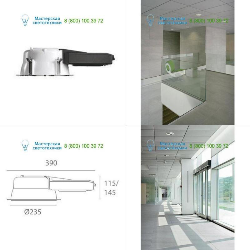 Gray Artemide Architectural L596900, светильник > Ceiling lights > Recessed lights