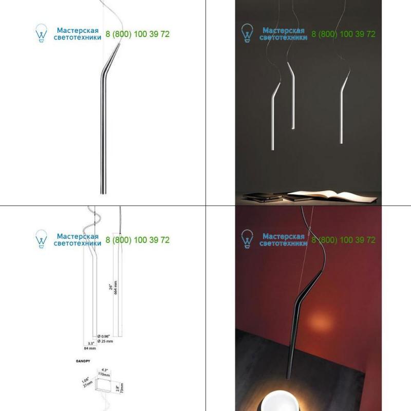 Black 1E0800110001 Luceplan, подвесной светильник