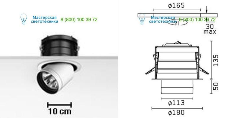Gray 09.1712.02 <strong>FLOS</strong> Architectural, встраиваемый светильник