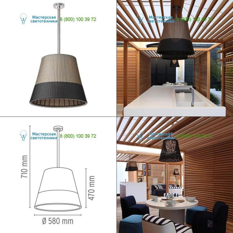 F6468022 <strong>FLOS</strong> grey/black, Outdoor lighting > Ceiling lights > Pendant lights