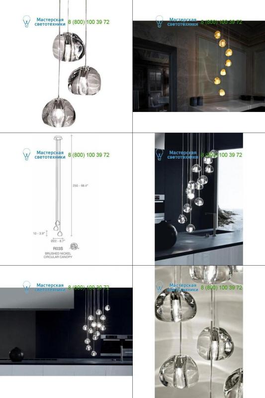 0R03SH4A9F transparent Terzani, подвесной светильник