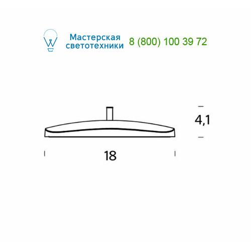 Fontana Arte 4290BI white, светильник
