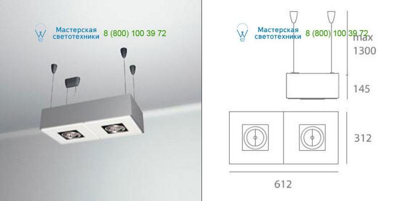 Artemide Architectural gray M116640, подвесной светильник > Spotlights