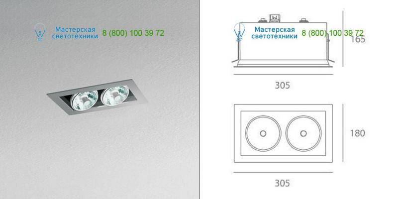 M049355 gray Artemide Architectural, светильник > Ceiling lights > Recessed lights