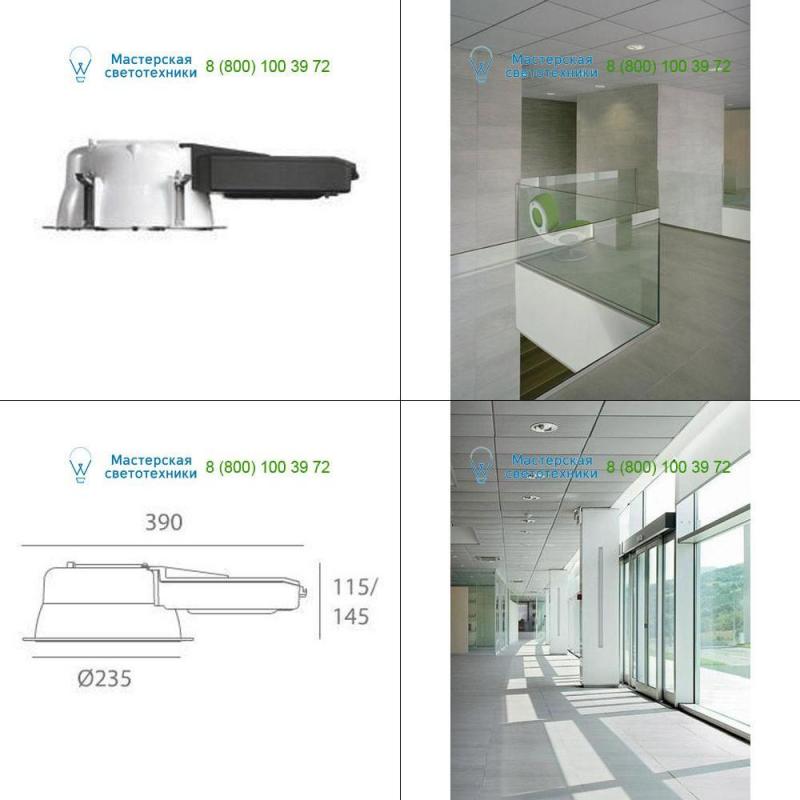 L597400 gray Artemide Architectural, светильник > Ceiling lights > Recessed lights