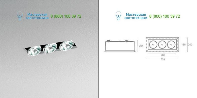 Artemide Architectural gray M069225, светильник > Ceiling lights > Recessed lights