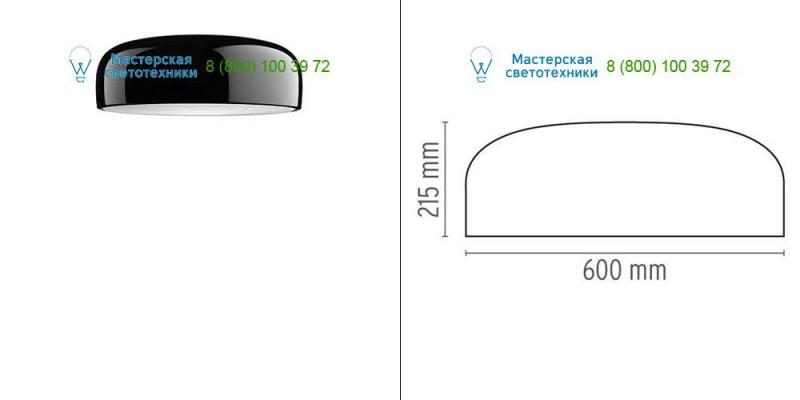 <strong>FLOS</strong> black F1362030, накладной светильник