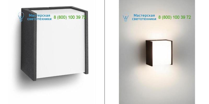 <strong>Philips</strong> black 173023016, Outdoor lighting > Wall lights > Surface mounted > Up and down lights
