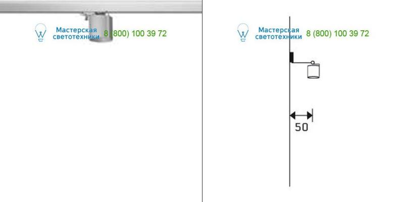 <strong>FLOS</strong> Architectural anodised alu BU35951A, светильник > Ceiling lights > Track lighting