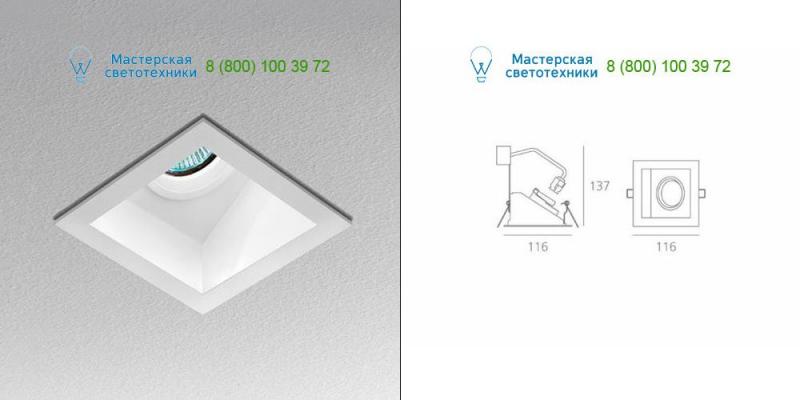 M139720 Artemide Architectural white, встраиваемый светильник