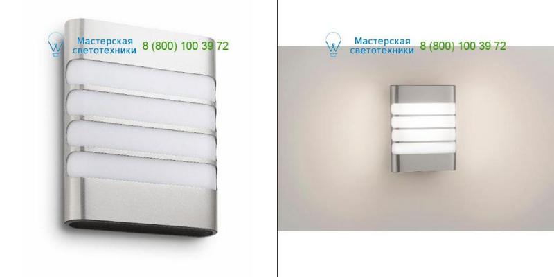 172734716 <strong>Philips</strong> stainless steel, Outdoor lighting > Wall lights > Surface mounted