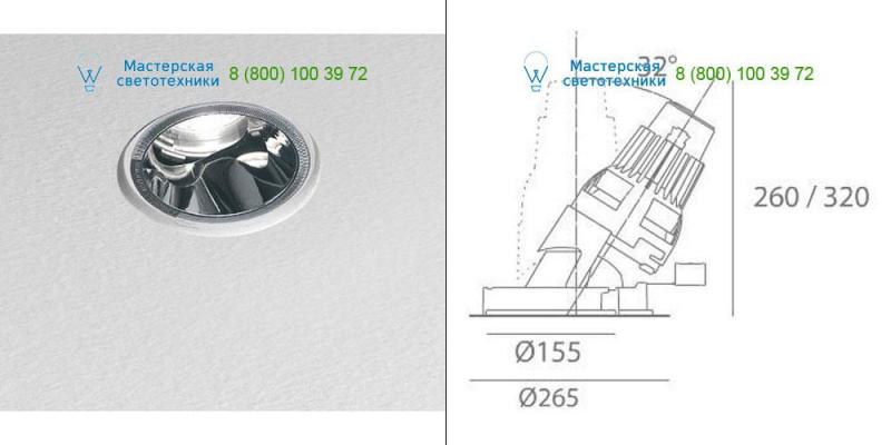 Gray M063220 Artemide Architectural, светильник > Ceiling lights > Recessed lights