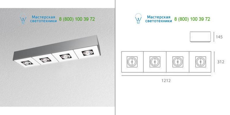 Gray Artemide Architectural M116150, накладной светильник