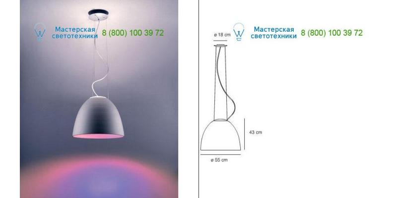 Alu Artemide A240200, подвесной светильник > Dome shaped