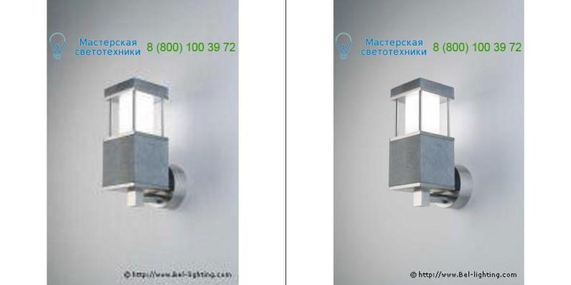 956.E2.42 exotic wood + stainless steel Bel Lighting, Outdoor lighting > Wall lights > Surface m