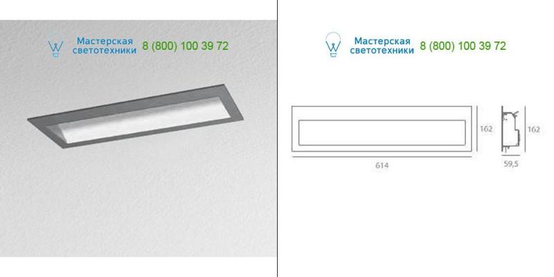 Gray Artemide Architectural M049700, светильник > Ceiling lights > Recessed lights