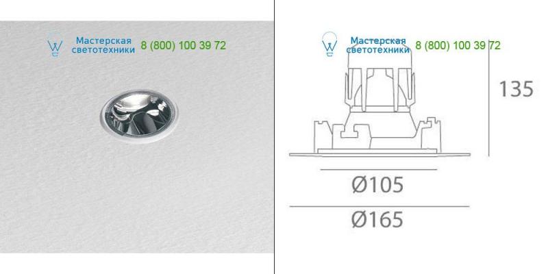Artemide Architectural M062720 gray, светильник > Ceiling lights > Recessed lights