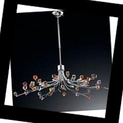 IDL 371/9S CRISTALLO + MULTICOLORE Dado, Подвесной светильник