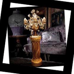 299 PT299/6 Amber Glass Mechini, Торшер