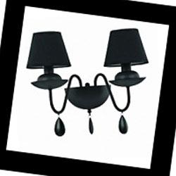 Ideal Lux Blanche AP2 Nero Blanche, Бра