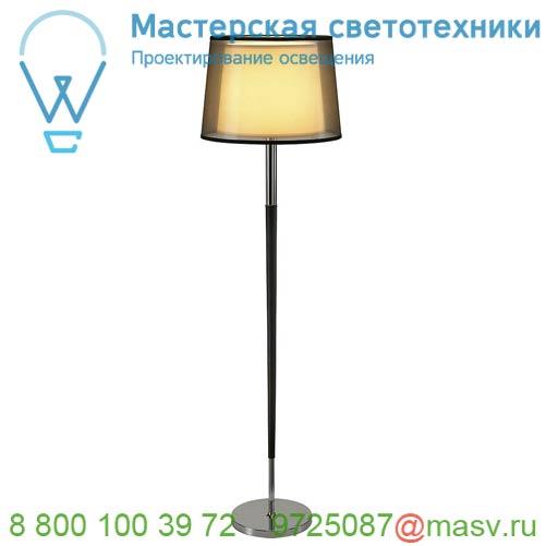 155652 SLV BISHADE SL-1 светильник напольный для лампы E27 40Вт макс., черный/ белый/ хром