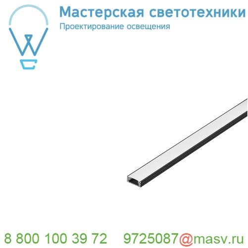 213800 SLV GLENOS D-1808 100 профиль накладной, без экрана, 1 м, черный