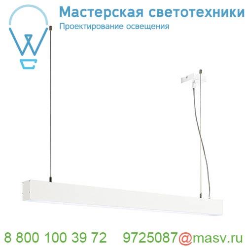 210021 <strong>SLV</strong> GLENOS PD-1 светильник подвесной с LED 52Вт, 4000К, 2820лм, белый