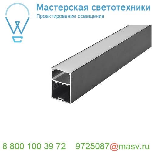 213460 <strong>SLV</strong> GLENOS Pro-4970 100 профиль накладной, 1 м, черный