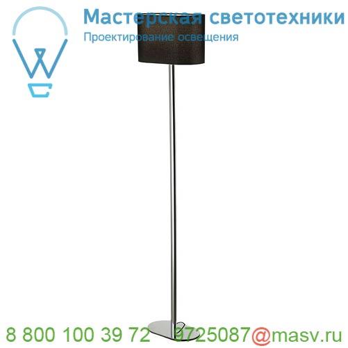 155850 SLV SOPRANA OVAL SL-1 светильник напольный для лампы E27 60Вт макс., хром/ черный