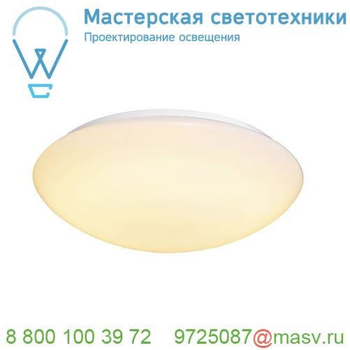 1002022 <strong>SLV</strong> LIPSY 40 DOME светильник накладной IP44 21Вт с LED 3000К/4000K, 2200лм/2440лм, белый