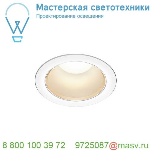 1001975 <strong>SLV</strong> RILO 150 DL светильник встр. 18Вт с LED 3000К/4000K, 1300лм/1380лм, 60°, UGR19, CRI90