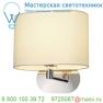 155861 SLV SOPRANA OVAL WL-1 светильник настенный для лампы E27 60Вт макс., хром/ белый