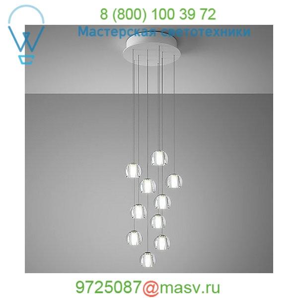 Fabbian Beluga Multispot 10-Light Round Pendant Light , светильник