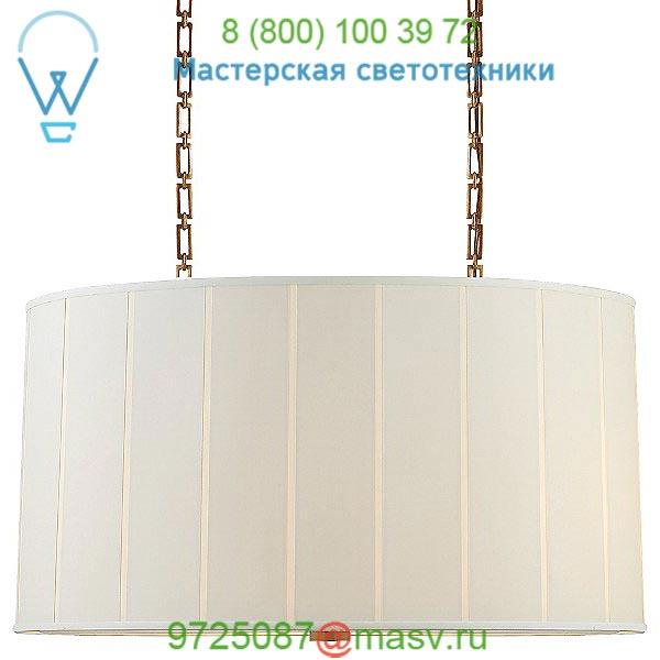 Visual Comfort BBL 5031BZ-S Perfect Pleat Oval Pendant Light, светильник