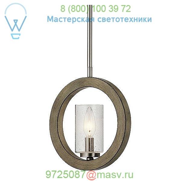 Kichler Grand Bank Mini Pendant Light 43189DAG, светильник