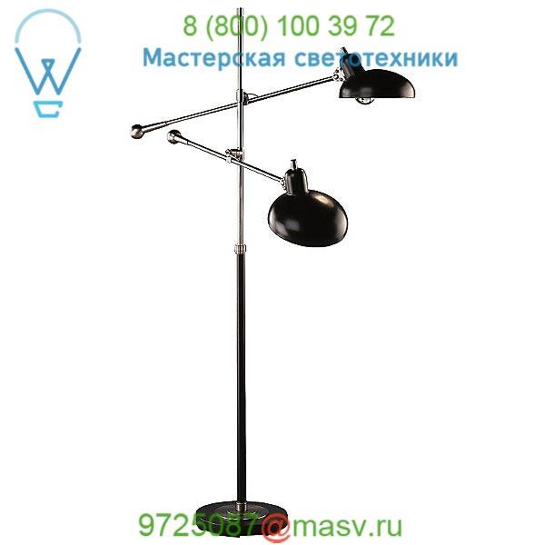 Robert Abbey Bruno Adjustable Double-Arm Pharmacy Floor Lamp , светильник