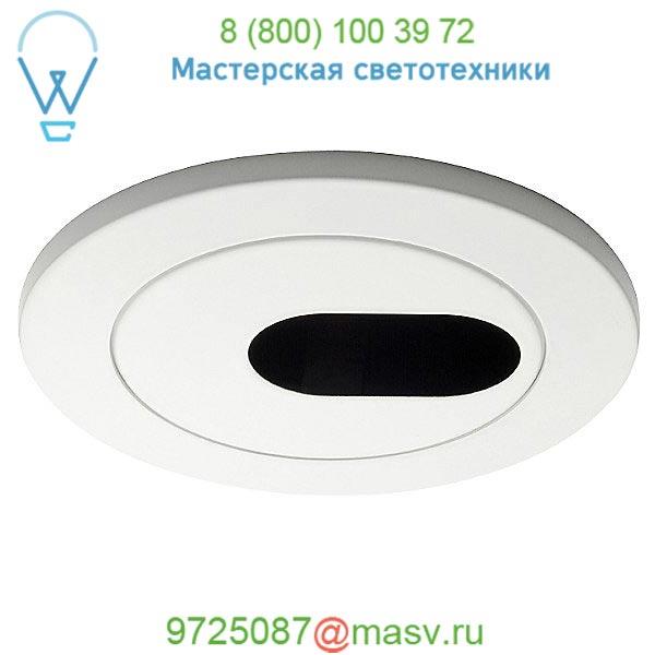 4 Inch Premium Low Voltage Round Slotted Trim - 35 Degree Adjustment from Vertical - HR-D413  WAC Lighting, светильник