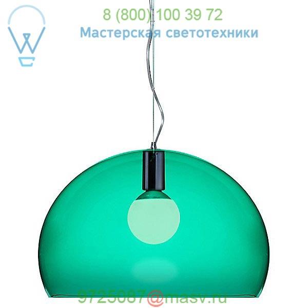 OB-9031/K8 Kartell FL/Y Pendant Light (Emerald Green/Medium) - OPEN BOX RETURN, опенбокс