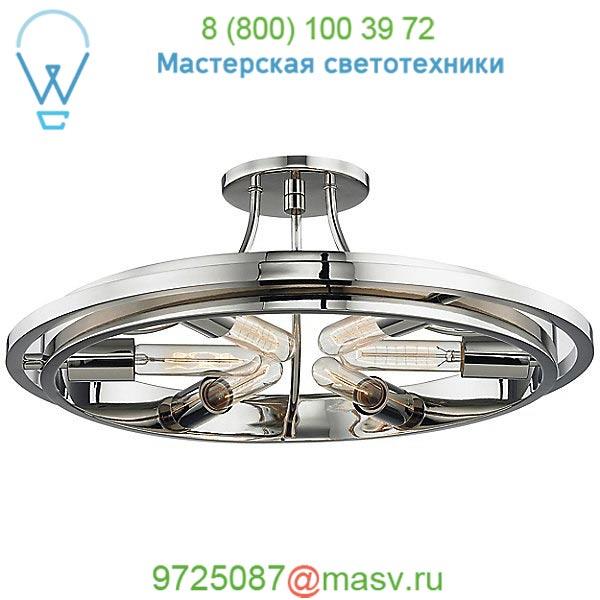 Chambers Flush Mount Ceiling Light Hudson Valley Lighting 2721-AGB, светильник